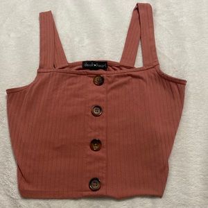 tank top, pinky orange color and size L